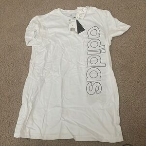 White Adidas T-Shirt